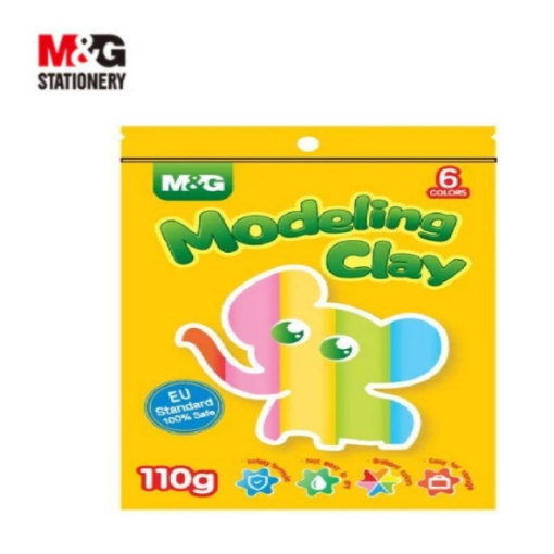 Picture of M&G 6 COLORS MODELLING CLAY 110g