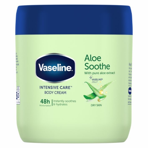 Picture of VASELINE ALOE SOOTHE MOISTURISING BODY CREAM 400ml