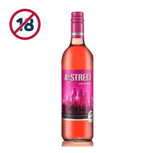 Picture of 4TH STREET NATURAL SWEET ROSE WINE BOTTLE 750ML