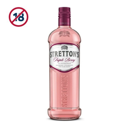 Picture of STRETTONS TRIPLE BERRY FLAVOURED GIN BOTTLE 750ML 