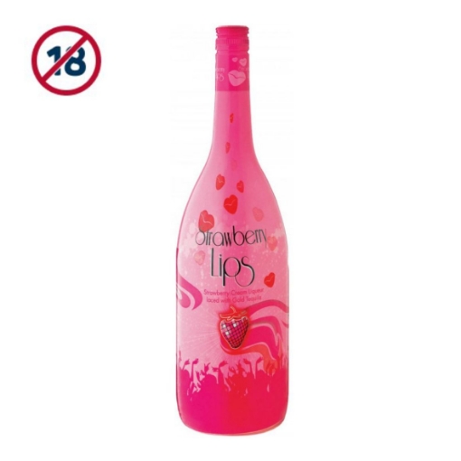 Picture of STRAWBERRY LIPS CREAM LIQUER BOTTLE 750ML  