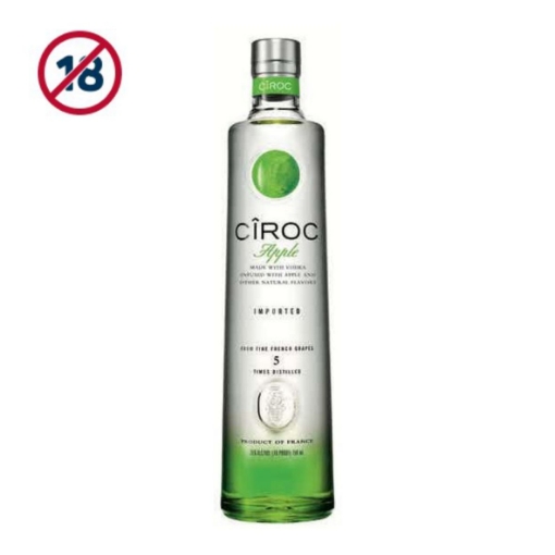 Picture of CIROC APPLE FLAVOURED VODKA BOTTLE 750ML