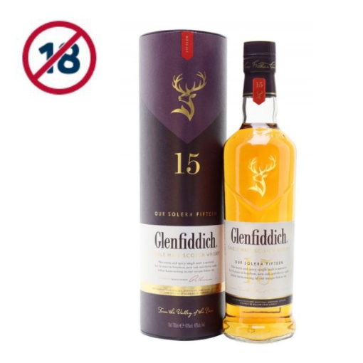 Picture of GLENFIDDICH 15 YEARS SINGLE MALT WHISKY 750ML 