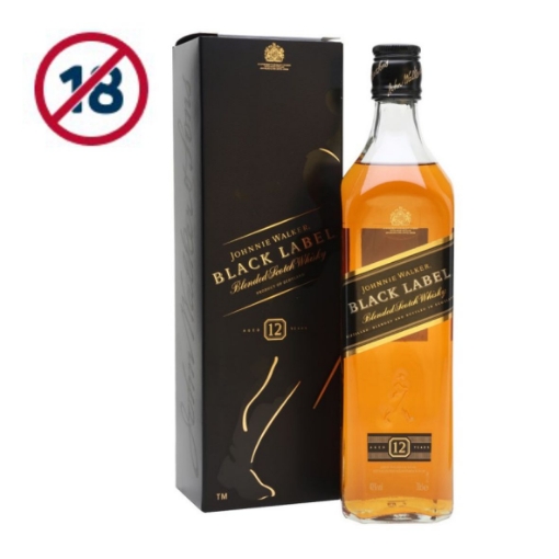 Picture of JOHNNIE WALKER BLACK LABEL WHISKY 750ML 