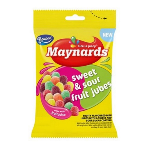 Picture of MAYNARDS SWEET & SOUR FRUIT JUBES 60G  