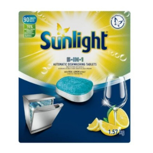 Picture of SUNLIGHT REGULAR AUTOMATIC DISHWASHER TABLETS 90's