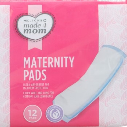 Picture of CLICKS MATERNITY PADS 12s