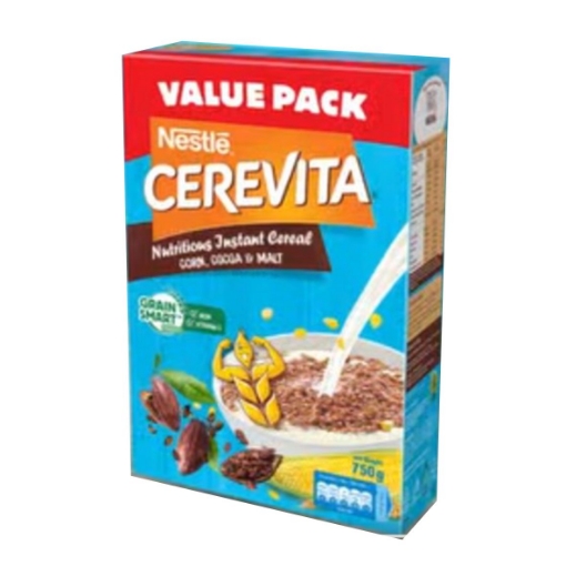 Picture of NESTLE CEREVITA CORN & CHOCO MALT INSTANT CEREAL 750g (BOX)