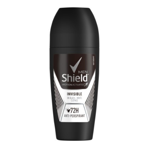 Picture of SHIELD MEN INVISIBLE BLACK & WHITE ANTI-PERSPIRANT ROLL ON 50ml 