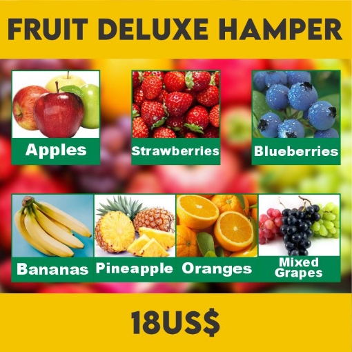 Picture of FRUIT DELUXE HAMPER US$18