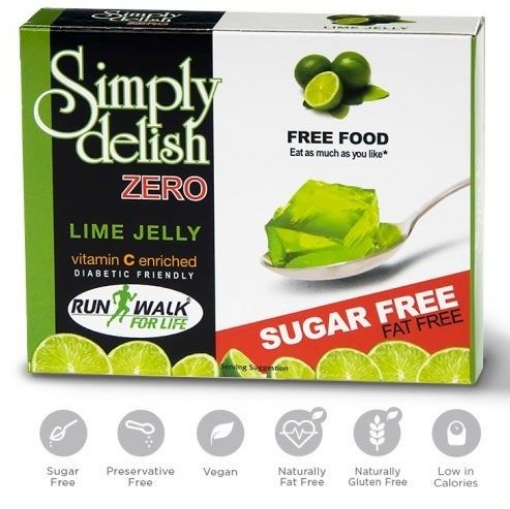 Picture of SIMPLY DELISH ZERO JELLY LIME 8G