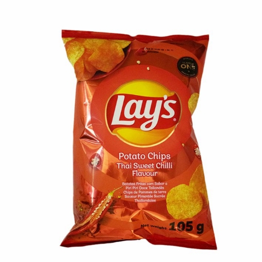 Picture of LAY'S THAI SWEET CHILLI FLAVOURED POTATO CHIPS 105g