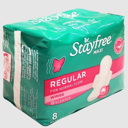 Picture of STAYFREE REGULAR SCENTED SANITARY PADS 8'S