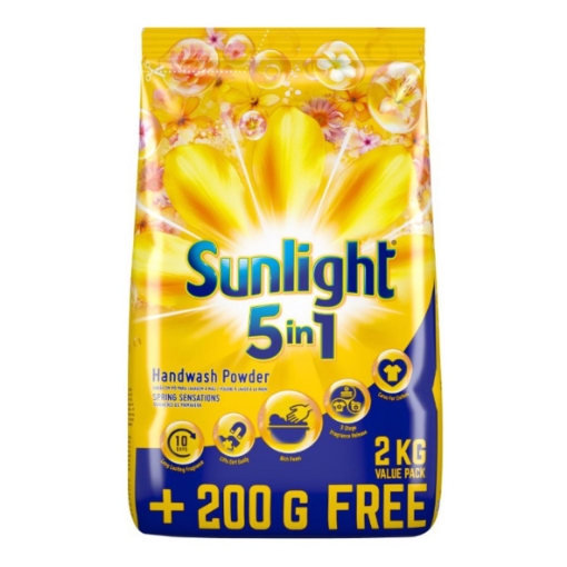 Picture of SUNLIGHT 5 in 1 SPRING SENSATIONS HAND WASHING POWDER  2.2KG