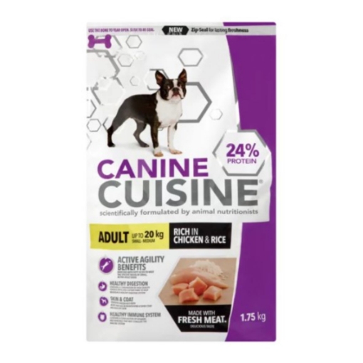 Picture of CANINE CUISINE CHICKEN & RICE SMALL & MEDIUM ADULT DOG FOOD 1.75Kg 