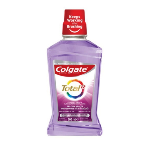 Picture of COLGATE TOTAL 12 CLEAN MINT PRO GUM MOUTH WASH 500ml