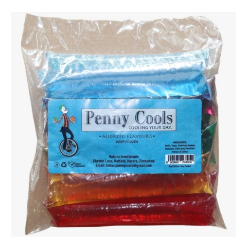 Picture of PENNY COOLS ASSORTED FLAVOURS FREEZITS 10's