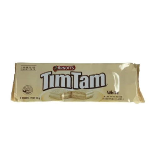 Picture of ARNOTTS TIM TAM WHITE CHOCOLATE BISCUITS 200g 