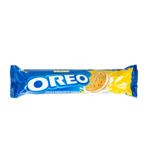 Picture of OREO GOLDEN VANILLA FLAVOURED COOKIES 128g 