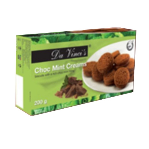 Picture of DA VINCI'S CHOC MINT CREAM COOKIES 200g