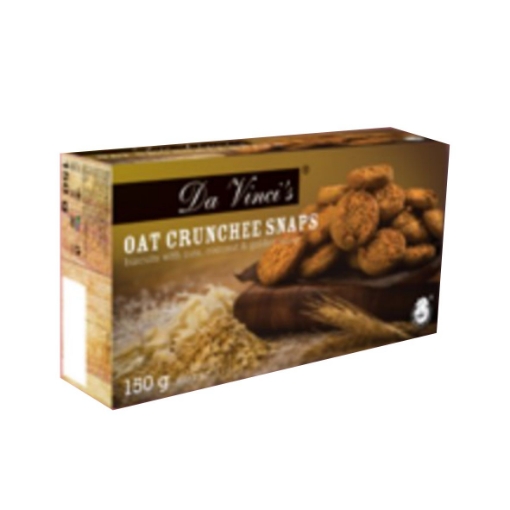 Picture of DA VINCI'S OAT CRUNCHEE SNAPS COOKIES 150g