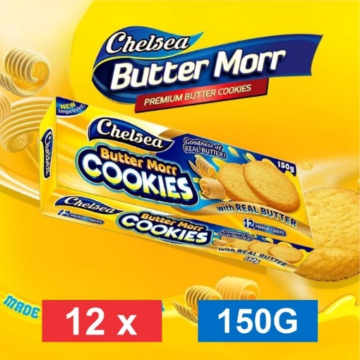 Picture of CHELSEA BISCUITS BUTTER MORR 12x150g