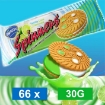Picture of TRADE KINGS SPINNERS BISCUITS VANILLA LIME 66x30g