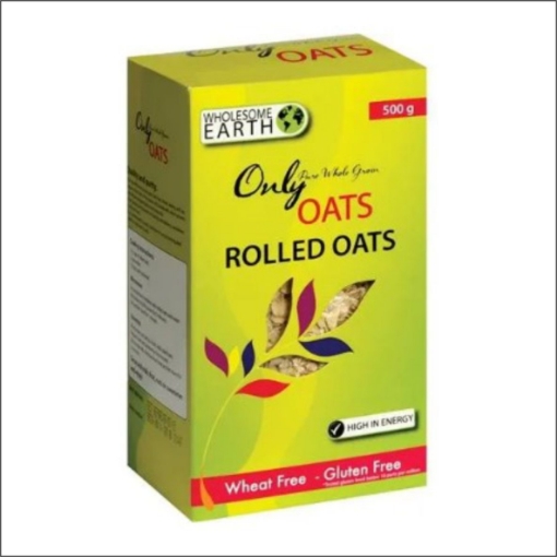 Picture of WHOLESOME EARTH GLUTEN FREE ROLLED OATS 500g 