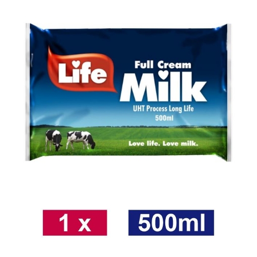 Picture of LIFE MILK UHT FULL CREAM 500ml