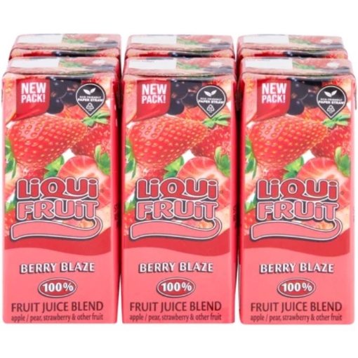 Picture of LIQUI FRUIT 100% BERRY BLAZE FRUIT JUICE 6x200ml