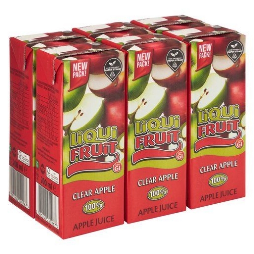 Picture of LIQUI FRUIT 100% APPLE JUICE 6x200ml