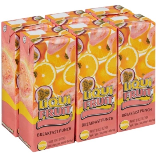 Picture of LIQUI FRUIT 100% BREAKFAST PUNCH FRUIT JUICE 6x200ml