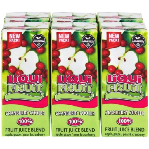 Picture of LIQUI FRUIT 100% CRANBERRY JUICE 6x200ml