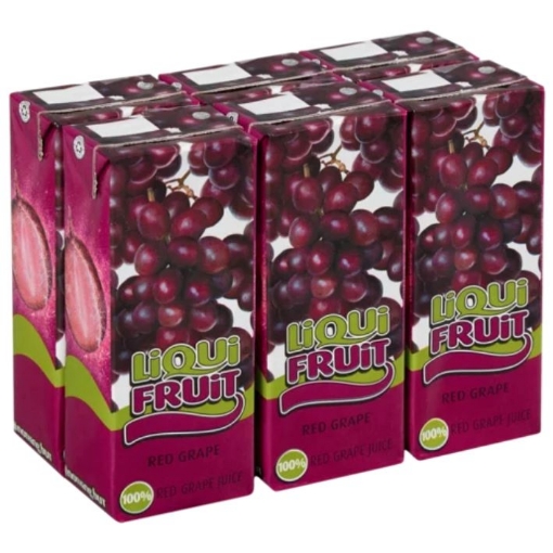 Picture of LIQUI FRUIT 100% RED GRAPE JUICE 6x200ml