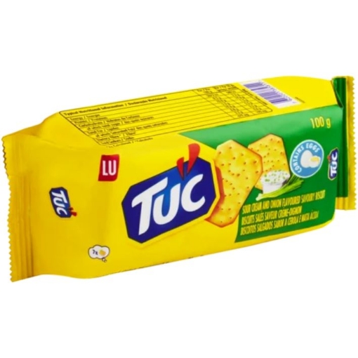 Picture of TUC SOUR CREAM & ONION CRACKERS 100g