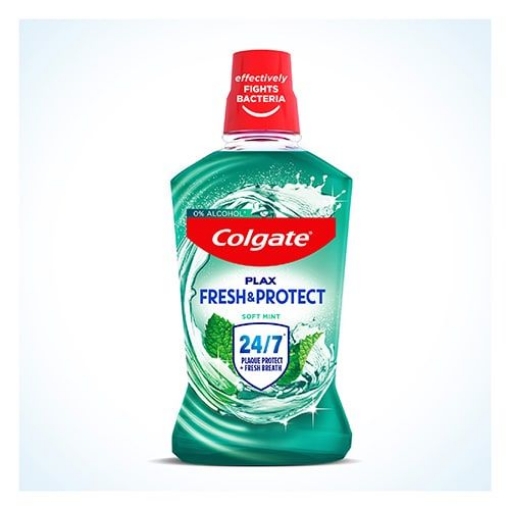 Picture of COLGATE PLAX SOFT MINT MOUTHWASH 500ml