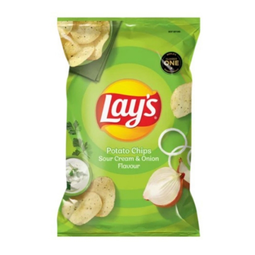 Picture of LAY'S SOUR CREAM & ONION FLAVOUR POTATO CHIPS 105g   