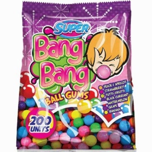 Picture of SUPER BANG BANG BALL GUMS 200's