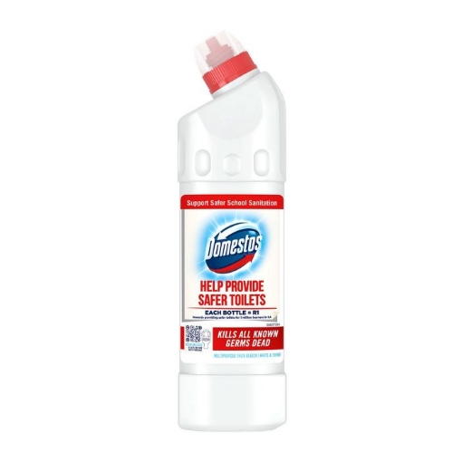 Picture of DOMESTOS THICK BLEACH WHITE AND BRIGHT 750ML