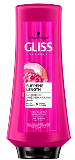 Picture of SCHWARZKOPF GLISS SUPREME LENGTH HAIR CONDITIONER 400ml  