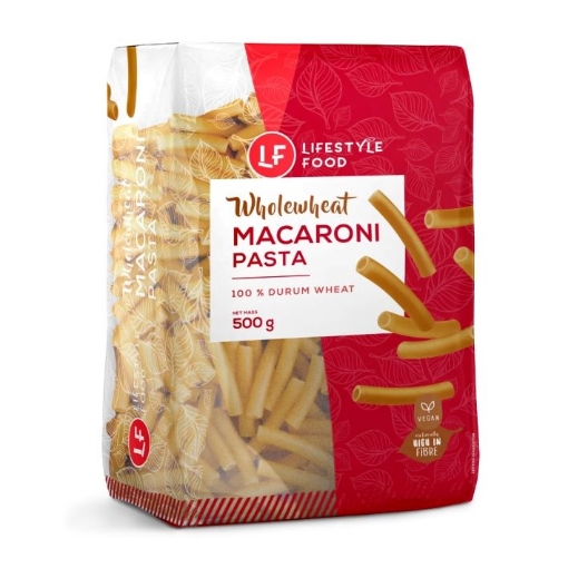 Picture of LIFESTYLE FOOD PASTA WHOLEWHEAT PASTA MACARONI 500g