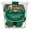 Picture of TRUMPS GREEN GLACE CHERRIES WHOLE 1KG  (BUCKET)
