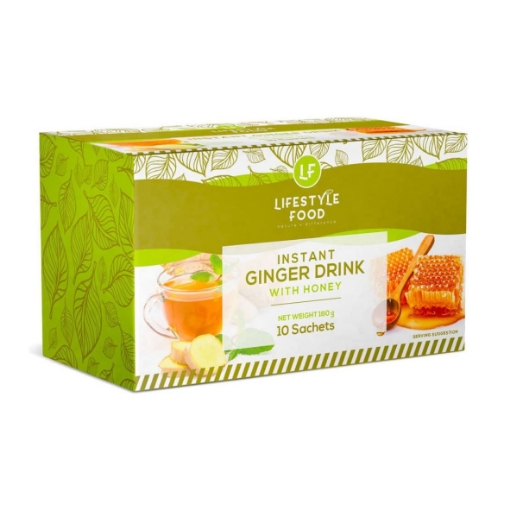Picture of LIFESTYLE FOOD INSTANT GINGER TEA & HONEY 10's