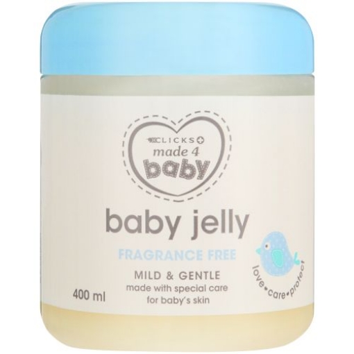 Picture of MADE 4 BABY PETROLEUM JELLY FRAGRANCE FREE 400ml
