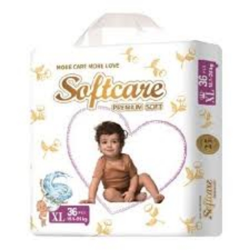 Picture of SOFTCARE DIAPERS XL - 36's