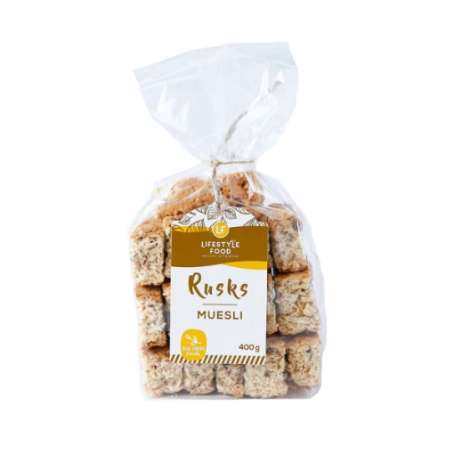 Picture of LIFESTYLE FOODS RUSKS MUESLI 400g