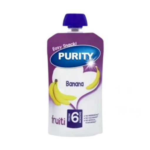 Picture of PURITY BABY FOOD BANANA POUCH 110ml  