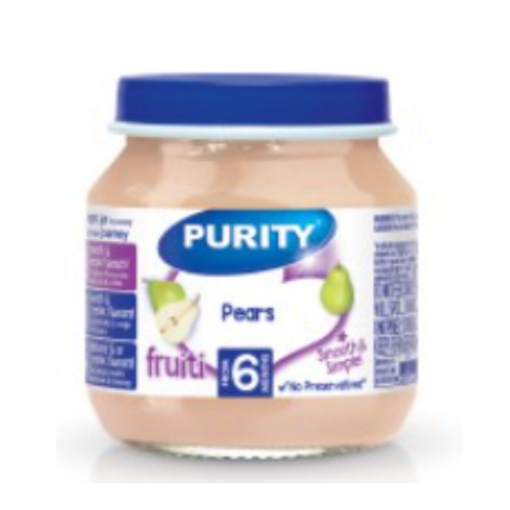 Picture of PURITY FIRST FOOD PEARS JAR 125ML  