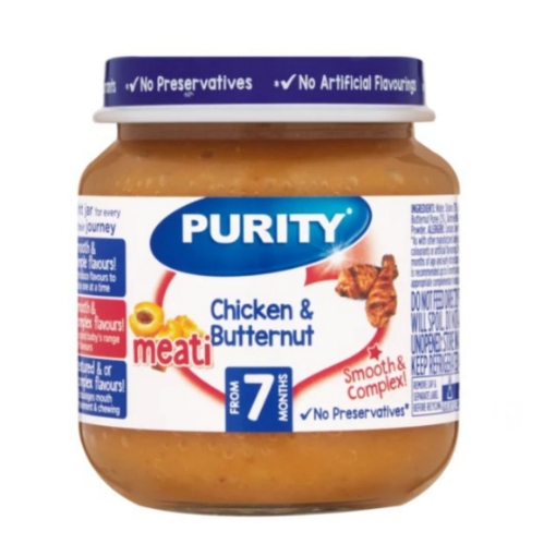 Picture of PURITY SECOND FOOD CHICKEN & BUTTERNUT JAR 125ML