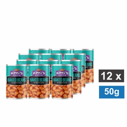 Picture of KINGS CHOICE BAKED BEANS IN TOMATO SAUCE 12X410G
